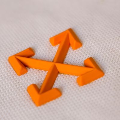 Custom Washable 3D Silicone Labels with Loop Fold for Bags Garment Shoes and Textiles