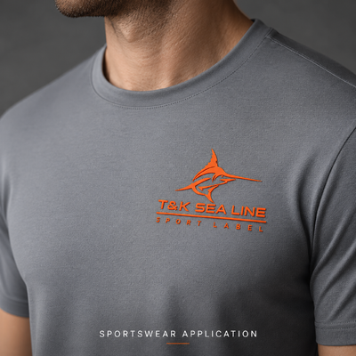 Custom 3D Silicone Heat Transfer Labels for Sportswear Apparel
