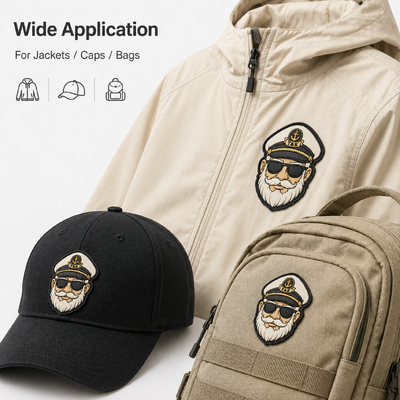 Eco-Friendly 3D Soft Customized Rubber Badge Silicone Patch for Garments and Bags