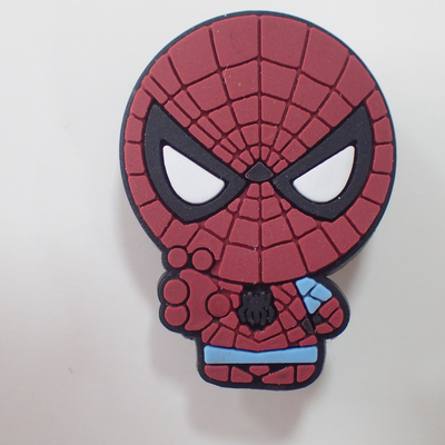 Kundenspezifischer netter Zeichentrickfilm-Figur Gummi-PVC-Flecken-weiche Form-Einspritzung