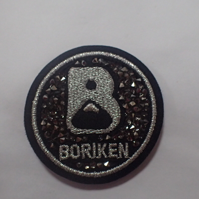 Diamond Embroidery Iron On Clothing-Flecken 3D Logo Fashionable