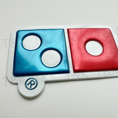 Benutzerdefiniertes Logo Rückende Kleidungspflaster TPU-Abzeichen