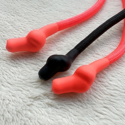 Sportliche Polyester-Schnurband Kleidung Silikonkopf geflochten 5mm-8mm