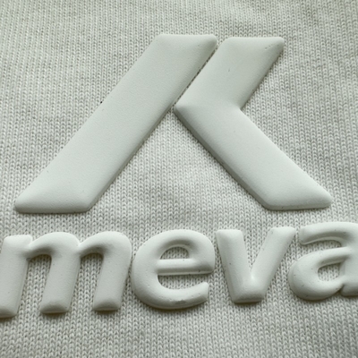 3D-Soft-Silicon-Etiketten nachhaltig für Kleidung Wärmeübertragungspflaster