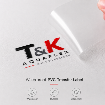 Wasserdichte PVC-Transferetiketten für individuelles Bekleidungslogo-Branding, Sportbekleidungsjacken, Taschen, Uniformen und Modebekleidung