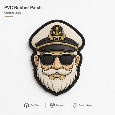 Umweltfreundliches 3D-Soft-Maßgeschneidertes-Gummi-Abzeichen-Silikon-Patch für Bekleidung und Taschen