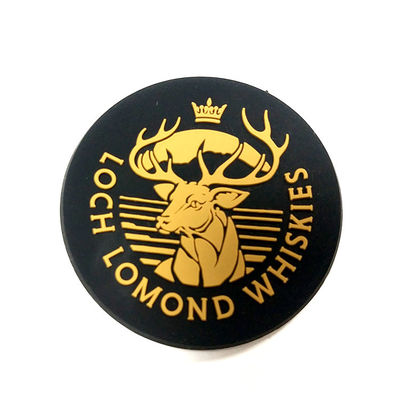 Hitze-Presse-Übertragung 3D maserte Logo Soft Plastic Pvc Patch für Kleidung