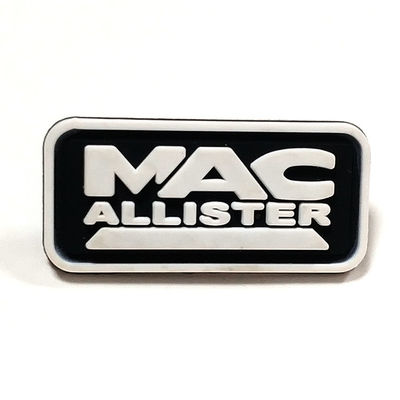 Kundenspezifische Gummipvc-Ausweise Logo Clothing Woven Patches-3D