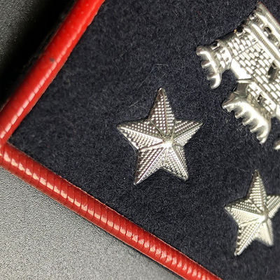 Metall-LOGO Soft Rubber Badge With-Flausch des TPU-Spannungs-Ausweis-3D dreidimensionaler auf der Rückseite