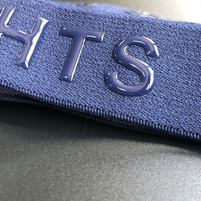 Antibeleg-elastisches Band-Silikon-Griff druckte gewebtes Material für Unterwäsche