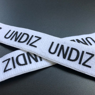 Kundengebundenes Silikon, das nicht elastisches Band-Beleg-Nylongewebtes Material druckt