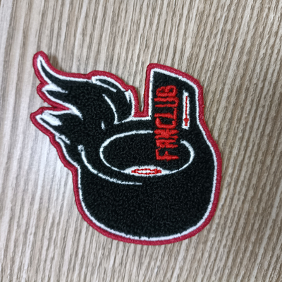 Großer Muster-Farbtuch-Stickerei-Flecken Chenier Decal Logo